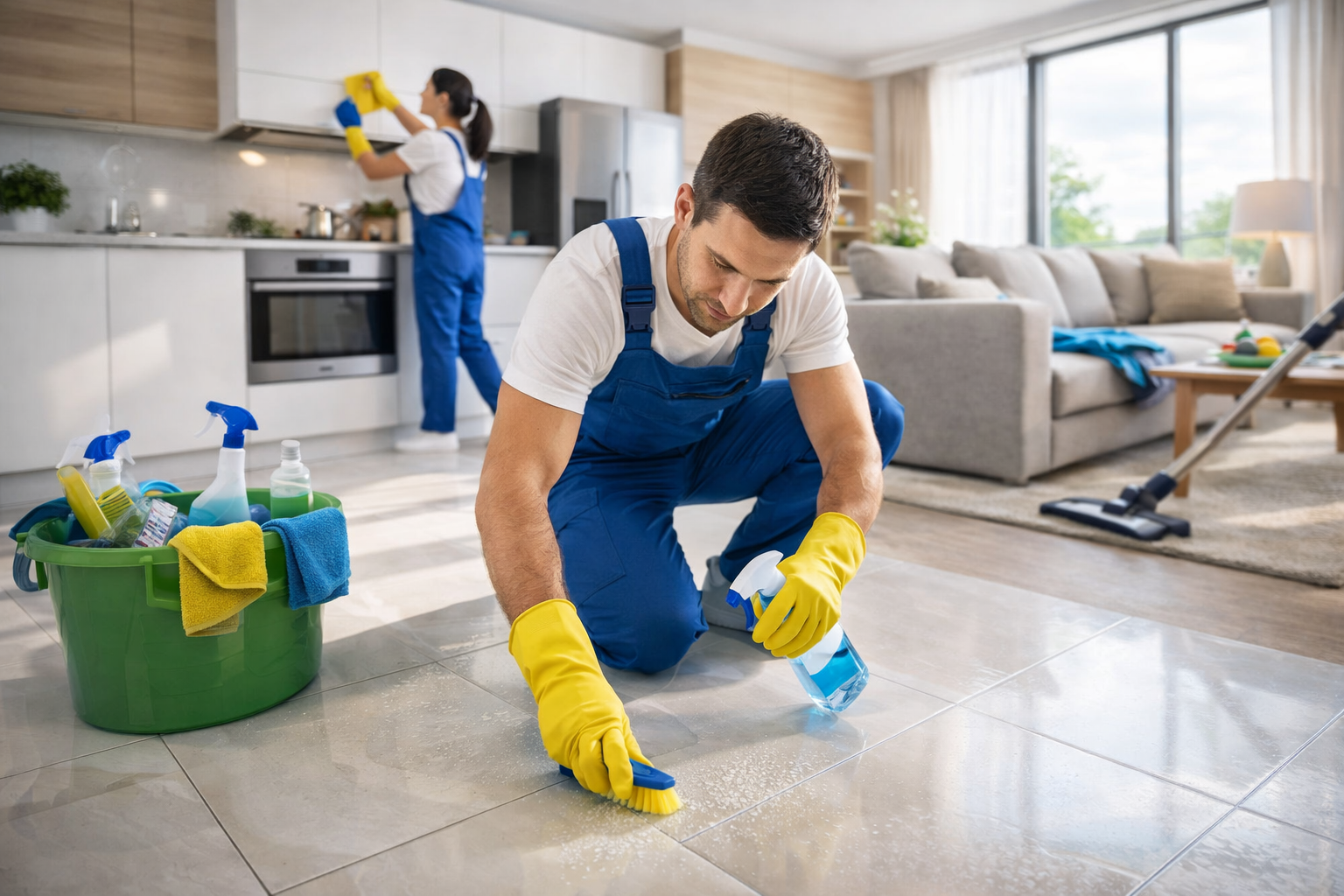 Пример за почистване на къща преди и след